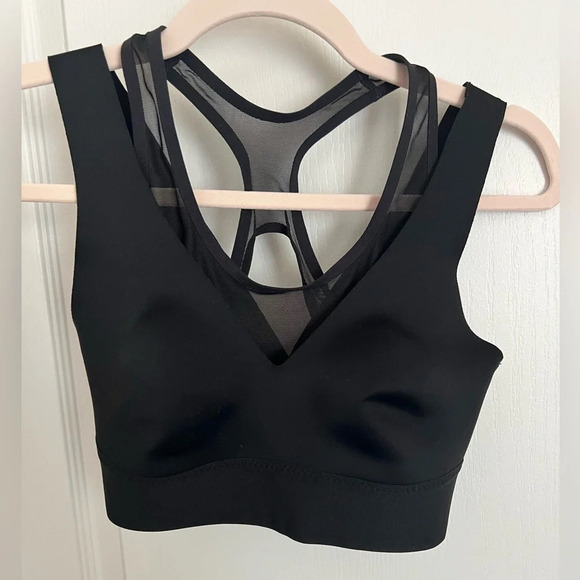 Athleta black sports bra. No size or tags. - Picture 1 of 4